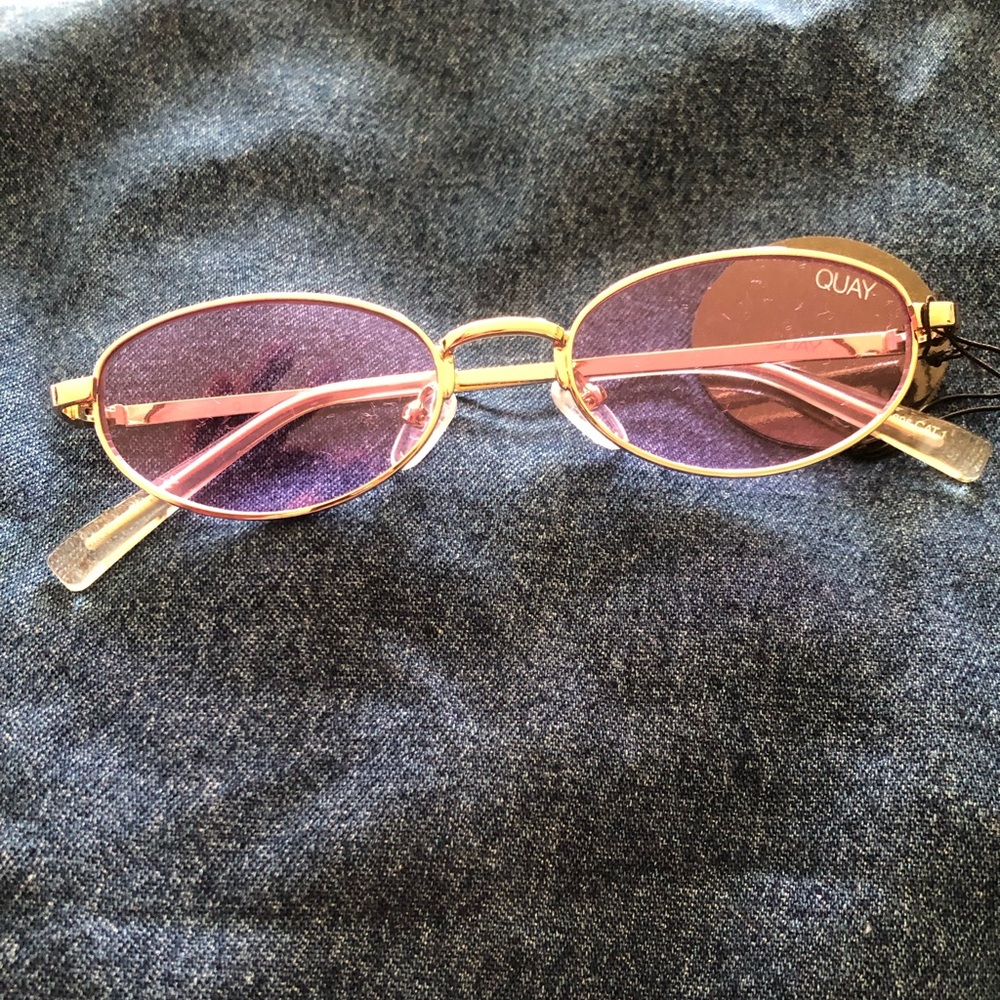Quay Australia purple lense sunglasses also available in pink